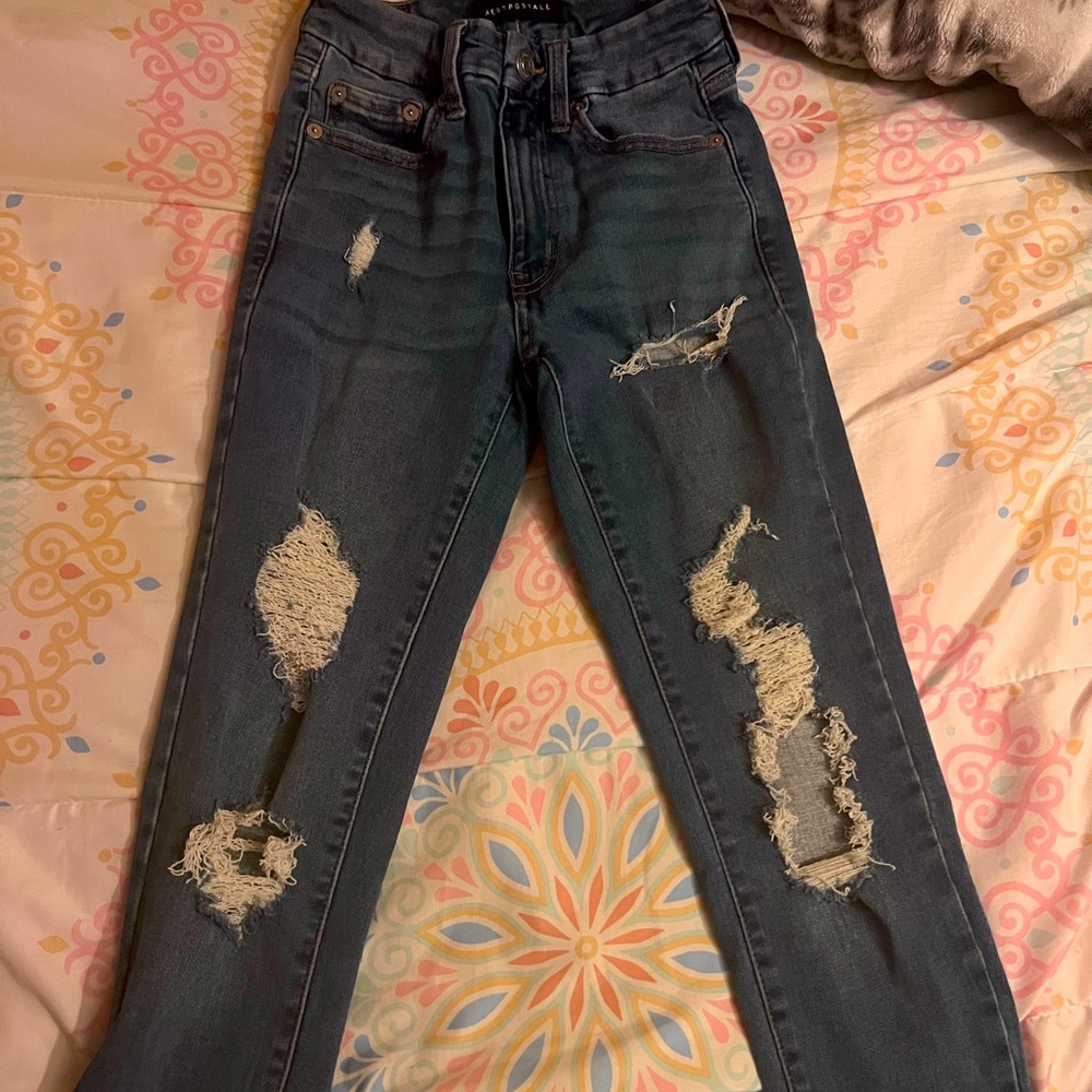 Hollister ripped jeggings